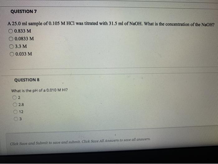 If 25.0 ml of a 0.2 m naoh solution