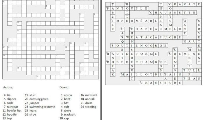 French and indian war crossword puzzle