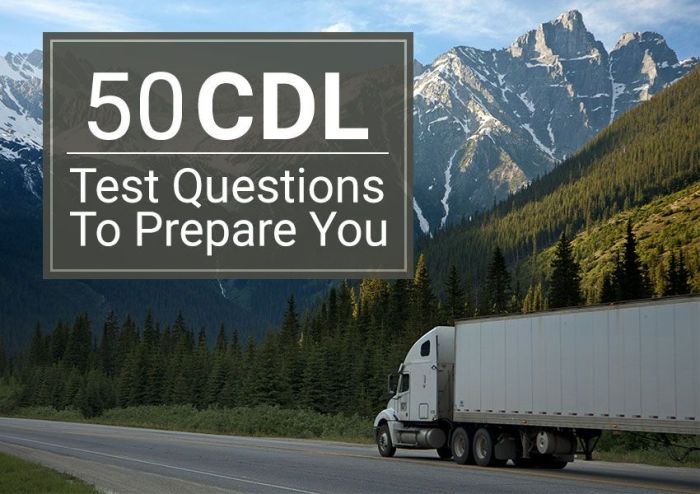 How many questions on combination cdl test