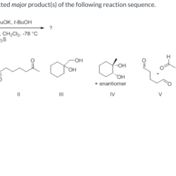 Predict the product of the following reaction sequence