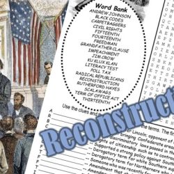 The reconstruction era review crossword puzzle answer key